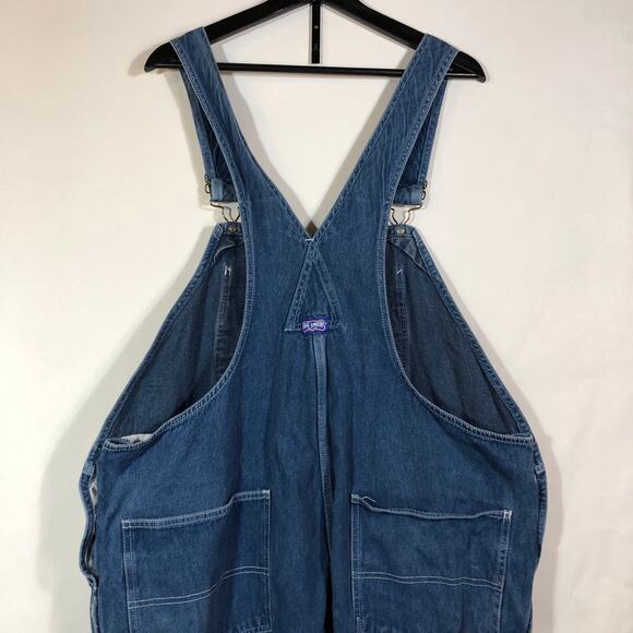 Big Smith Bibs Jean Overalls Denim Carpenter Mens 44 EST Farm Work Wear Cotton - Picture 7 of 11